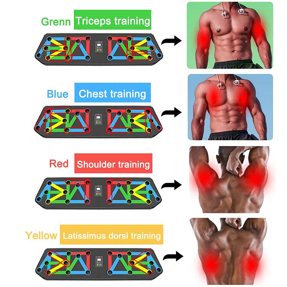 Tabla De Flexiones Push Up Board Multifuncional Con Código De
