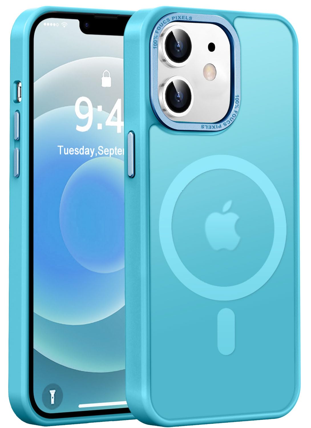 Newfuture Strong Magnetic Compatible with iPhone 17 Pro Case [13 FT Military Drop Protection] [Compatible with Magsafe] Slim Translucent Matte Shockproof with Anti-Fingerprint Phone Case, Tender Pink — view 55