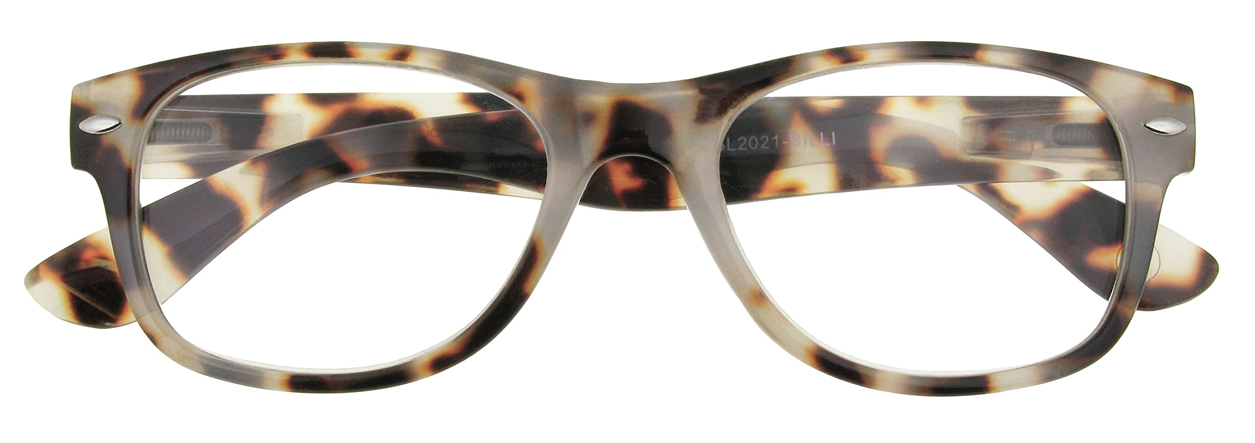 Goodlookers Reading Glasses 'Billi' White Tortoiseshell +1.50