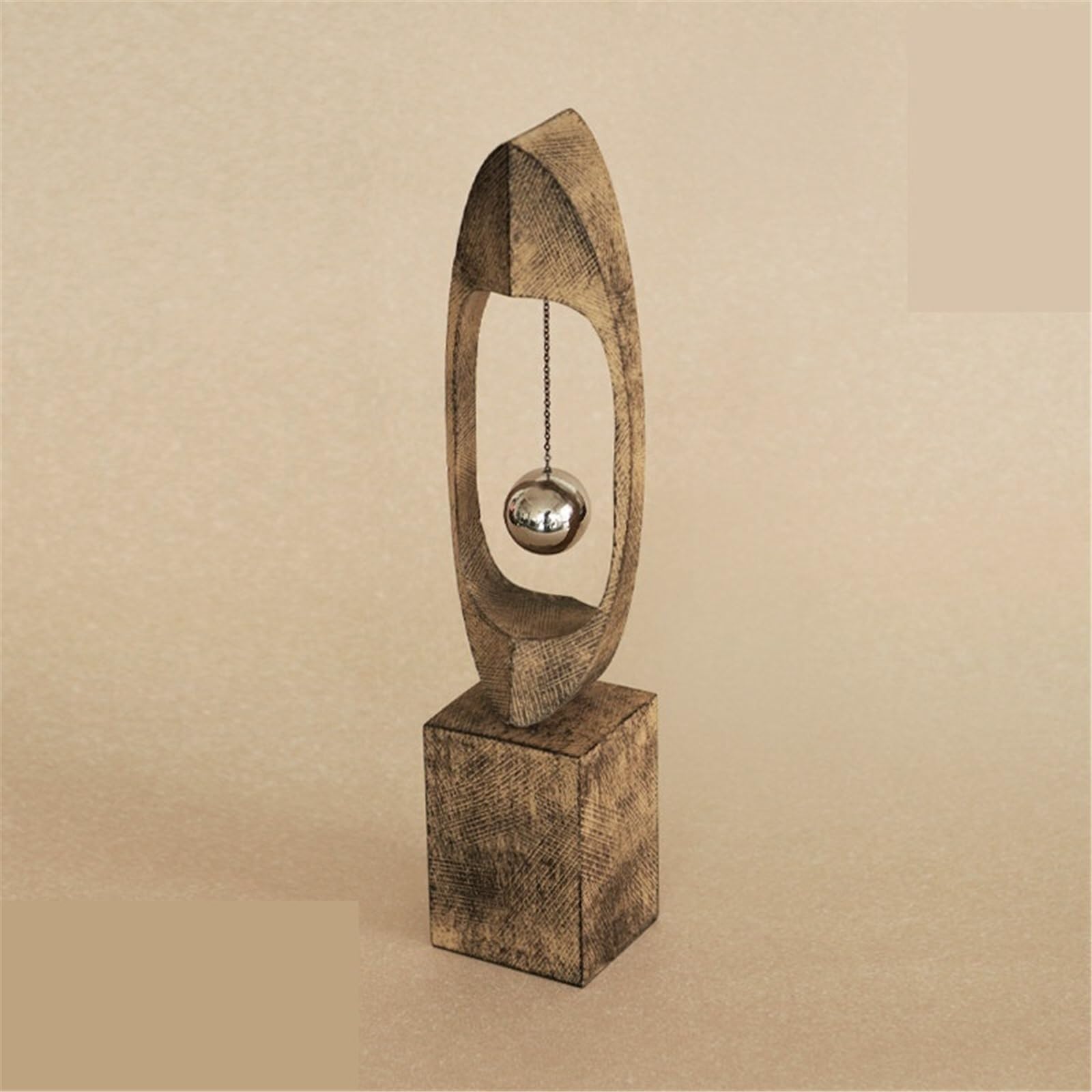 Único Creative Swing Ball Decorative Crafts Display Bookshelf Art Ornaments Esculturas
