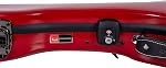 Crossrock Deluxe Fiberglass Tenor Ukulele Case with TSA Lock, Red (CRF2020TURD)