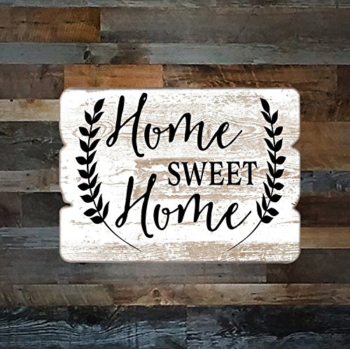 Home Sweet Home Wooden Wall Sign,Shabby Chic Farmhouse Wall Decor,Decorative Hanging Sign for Home Decor