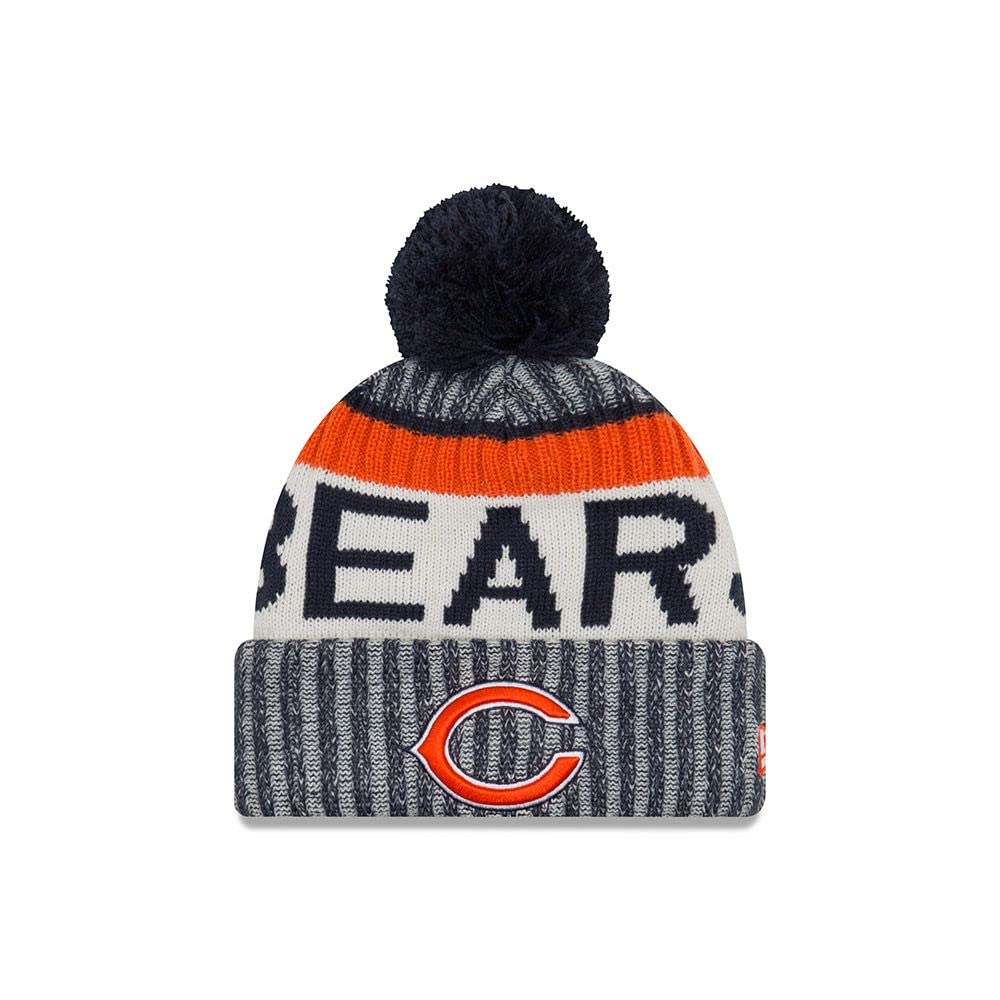 New Era Mens NFL Chicago Bears Beanie Hats Multi One Size