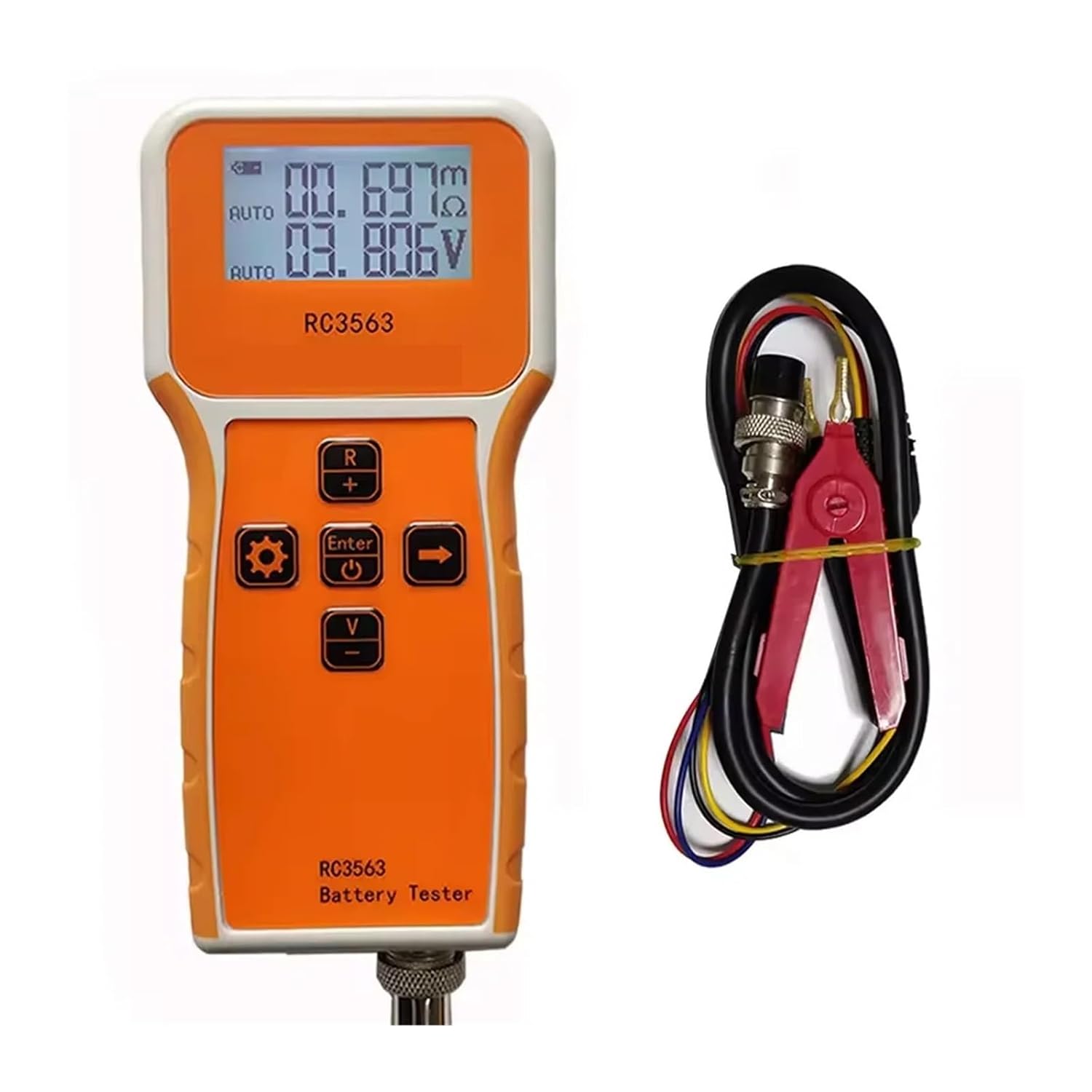 Capacitance Meters, Battery Internal Resistance Tester High-Precis Trithium Lithium Iron Phosphate Battery Tester Ohmmeter(Acme)