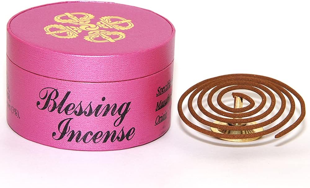 24 pieces 4-hour Blessing Incense coil - 100% Natural - C004S-r1