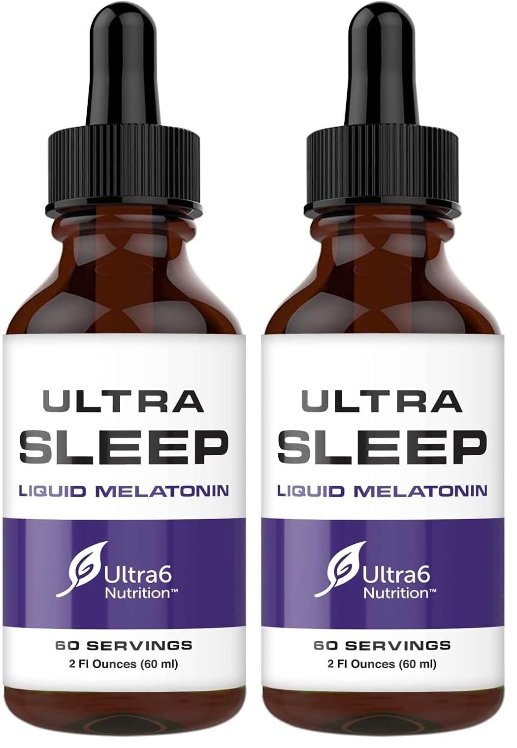 Ultra6 Nutrition Melatonin Drops with Valerian Root - Liquid Melatonin Sleeping Supplement with 5 HTP & Passion Flower - A Liquid Sleep Aid Strength Blend for Adults — Amazon image 7