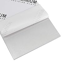 Vista 4 de 2 piezas de chapa de aluminio de 12 x 6 x 1/4 pulgadas, placa de aluminio plana 6061 T6 cubierta con película protectora, placa de metal rectangular