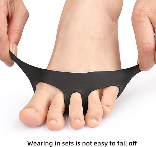 Miniatura 7 de Almohadillas metatarsianas, 4 pares de cojines de bola de pies para mujeres y hombres, almohadillas para aliviar el dolor para almohadillas de