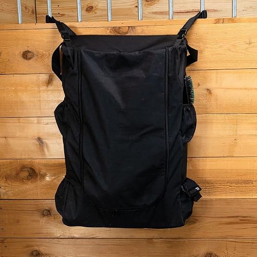 Miniatura 7 de Dura-Tech Bolsa organizadora frontal para puestos, color negro, ideal para espectáculos o en casa, total de 3 estantes, ideal para botas de caballo,