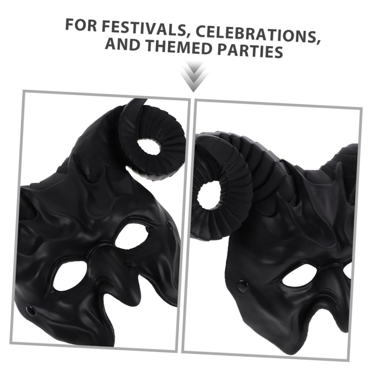 FRCOLOR 2 Maschera Animale Mezzo Viso con per Feste Halloween e Cosplay Accessori Versatili per Costumi e Ruolo Design Incantevole e Adattabile per Eventi Festivi