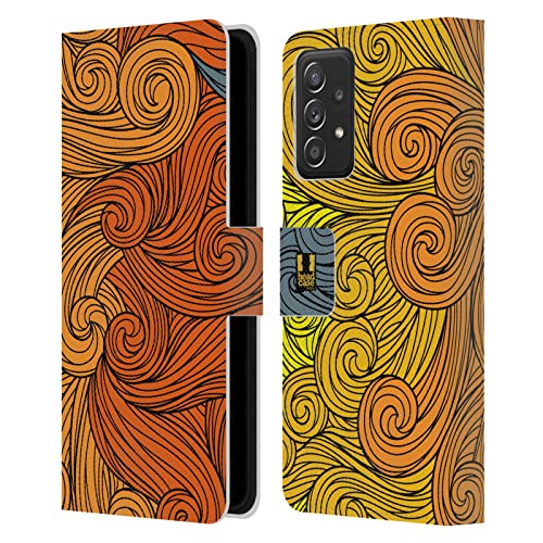 Evita arañazos en Samsung Galaxy A53 5G con esta funda de cuero tipo libro anticaídas