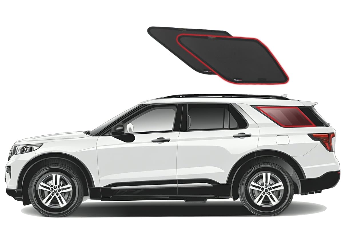 Snap Shades for Ford Explorer 6th Generation Port Window Shades (U625; 2020-Present)