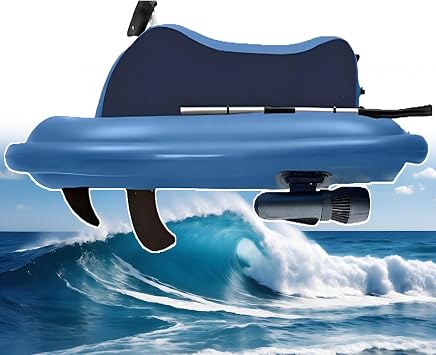 Pro Inflatable Ride-On Electric Watercraft,500w 10000mah Underwater Scooter Detachable,All-in-One Water Adventure Kit-130min Runtime, 3-7 Km/H,for Explorers OnlyBoat