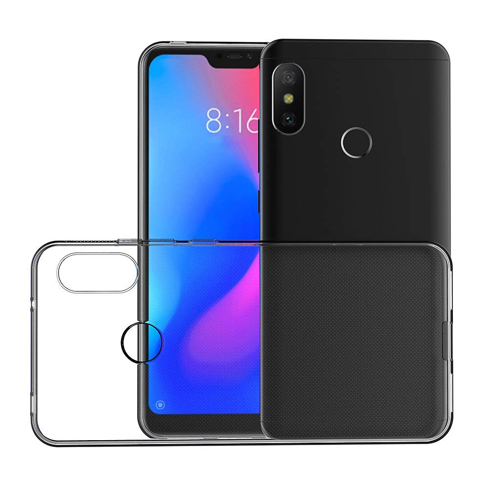 AICEK Custodia Trasparente Sottile Per Xiaomi Mi A2 Lite – Silicone TPU Morbido Con Rete Antigraffio - 3