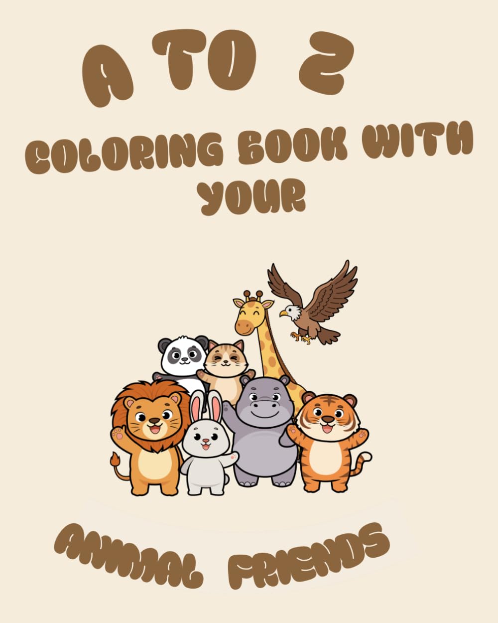 A TO Z COLORING BOOK WITH ANIMAL FRIENDS