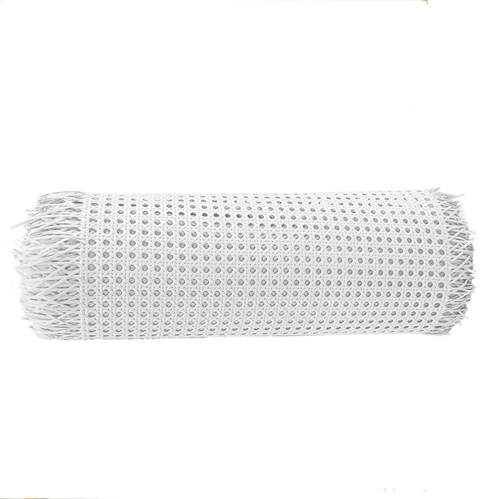 Wiener Geflecht, PE Rattan Gurtband, Breite Rattan Geflecht, Wasserdicht Wabengeflecht, Handgemachtes Rattan Kunsthandwerk für DIY Möbeldekoration , Stuhlgeflecht, Möbelgeflecht (60 x 100cm, Weiß)