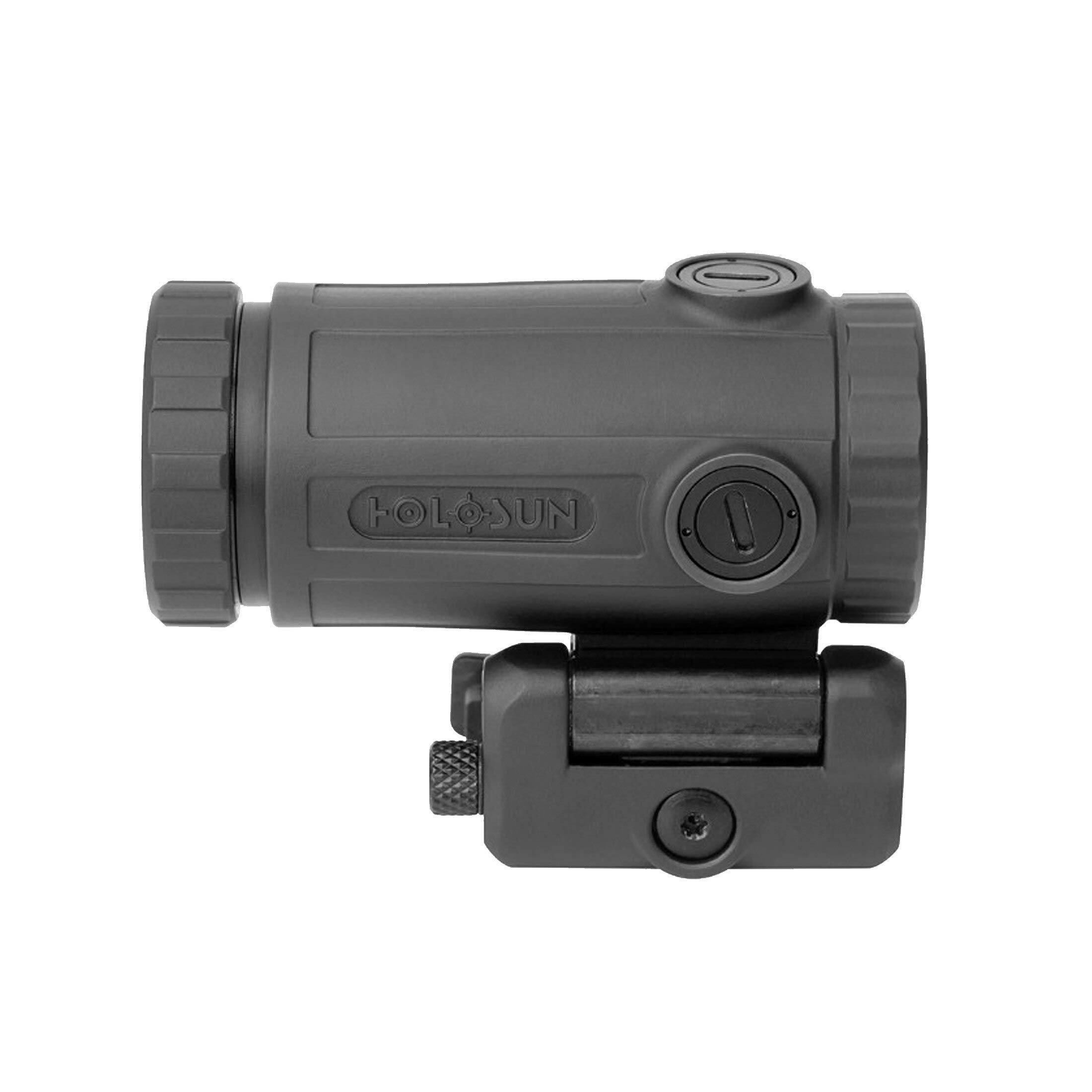 Holosun Magnifier HM3X-TITAN, agrandissement 3 Fois, Noir, Picatinny, Chasse, tir Sportif, Airsoft, pour viseur Point Rouge Micro Tactique - 70138214