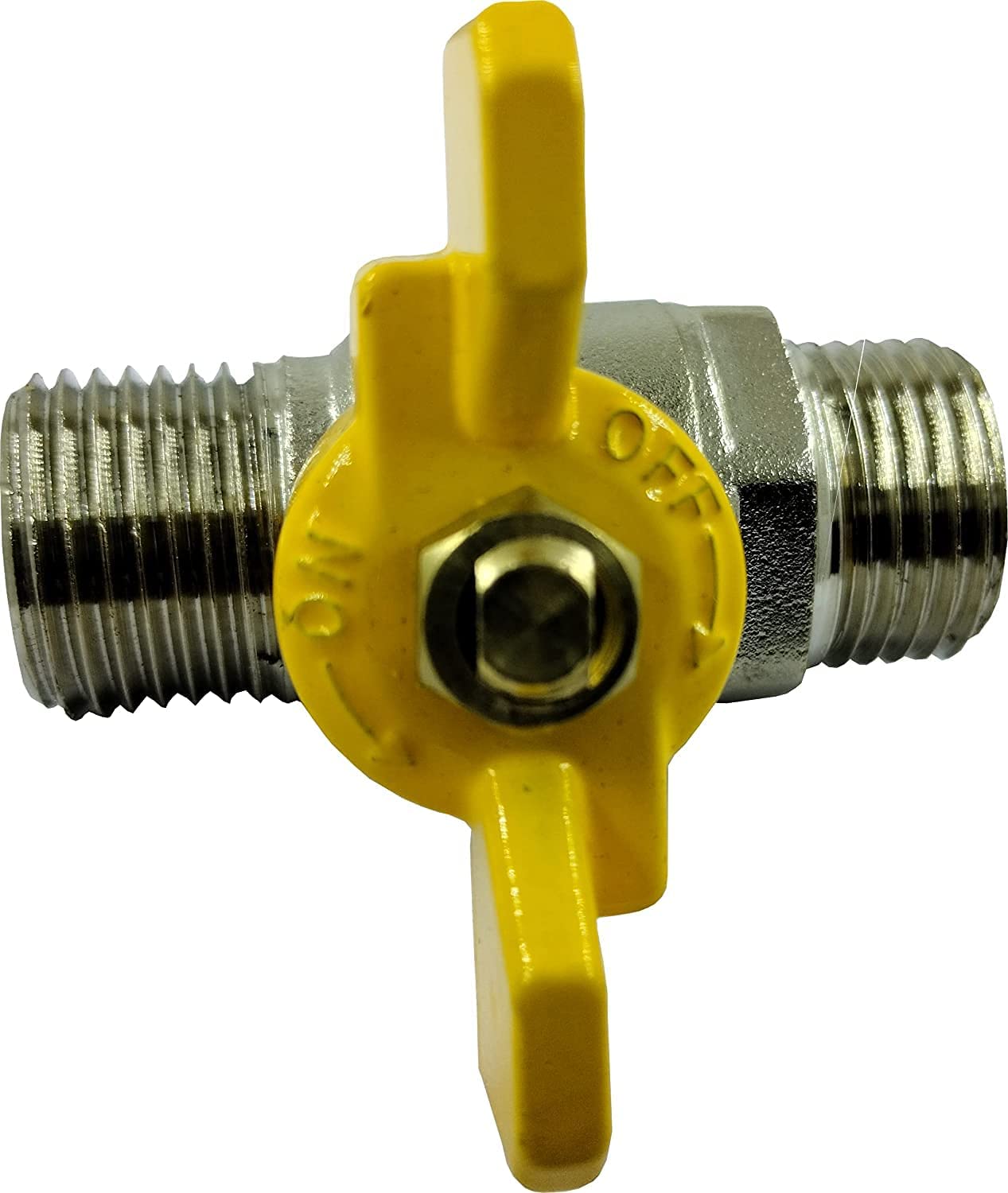 SRP 1/2" Brass Ball Valve with Butterfly Handle - Male/Male Thread, Durable and Reliable Plumbing Solution-image-8