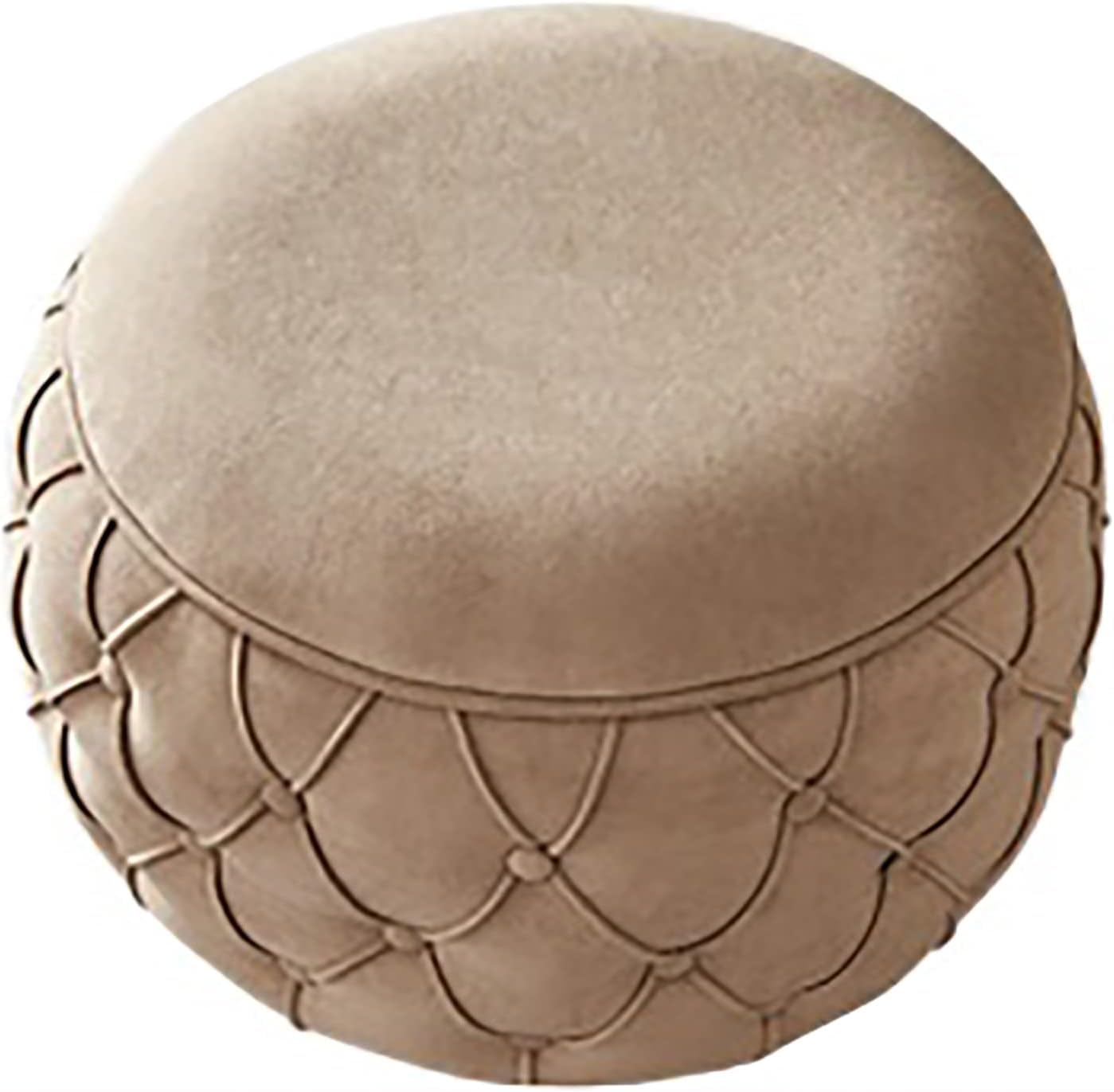 Tabouret de pied haut de gamme en marron pour un salon élégant
