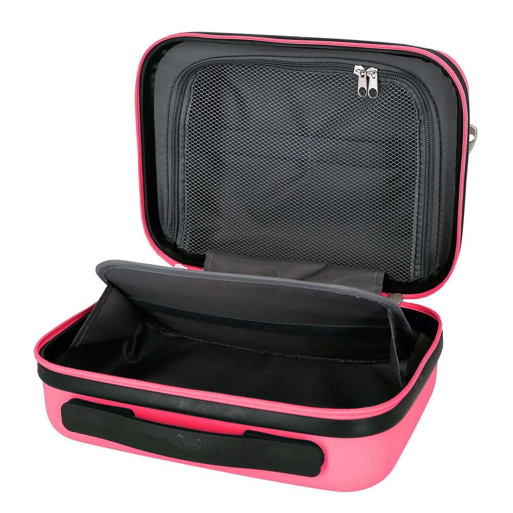 Pepe Jeans Montana Nececer Adaptable Rosa 25x21x15 cms Rígido ABS 9,1L 0,8 kgs by Joumma Bags