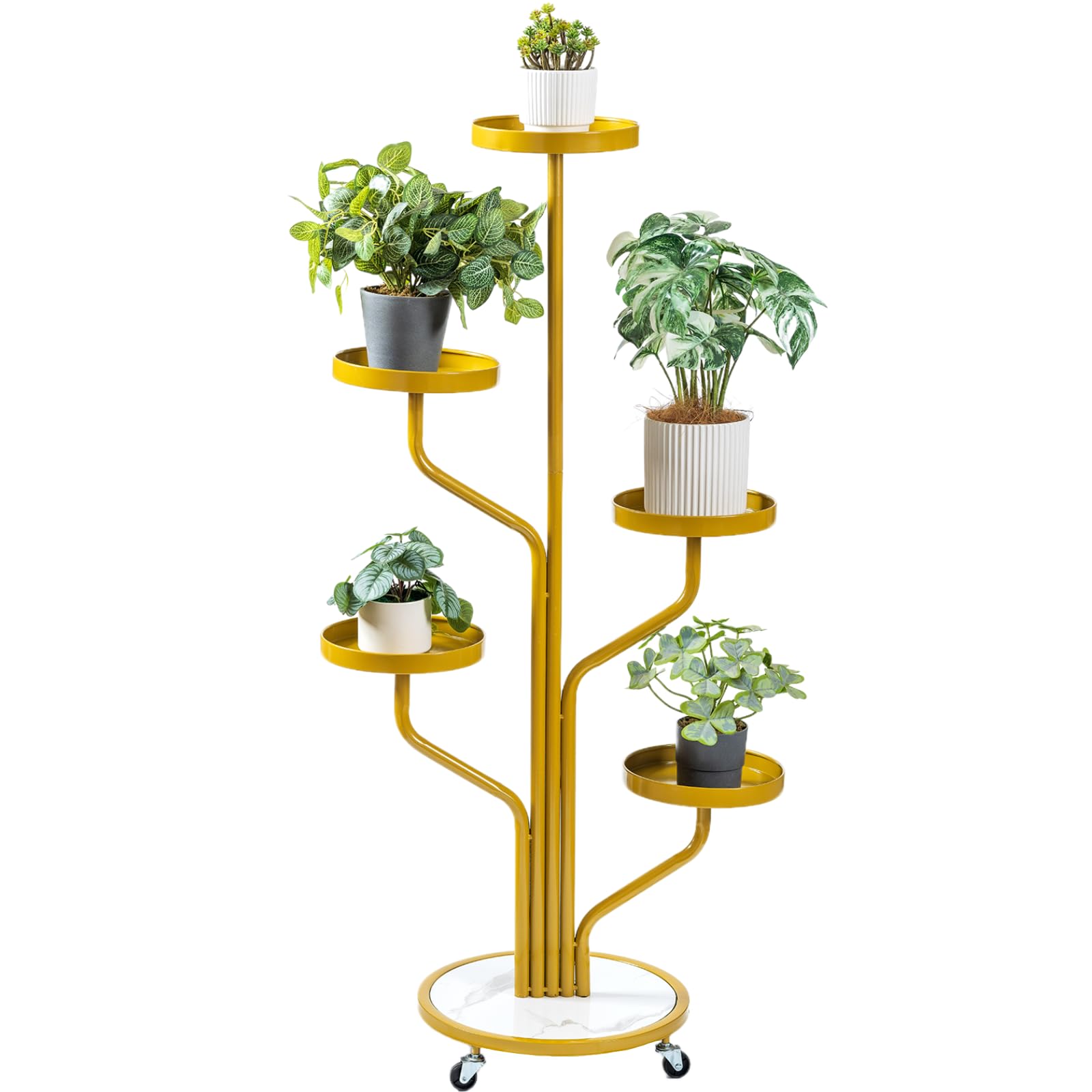 【NO.５】 IRON PLANTS RACK 3段 Costway Plant Rack Iron Plant Stand Garden Shelf Stair Style