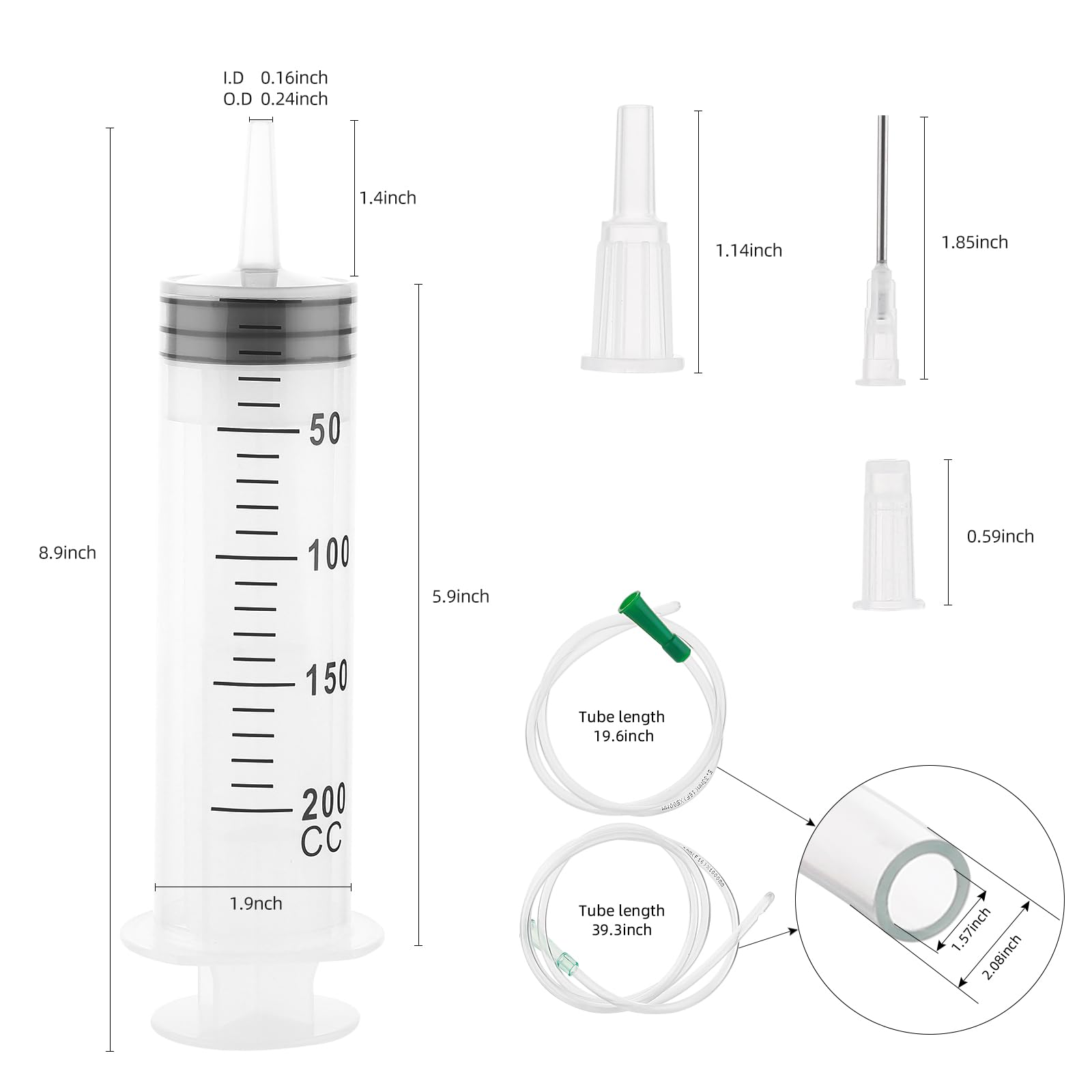 Luer Slip Disposable Syringe