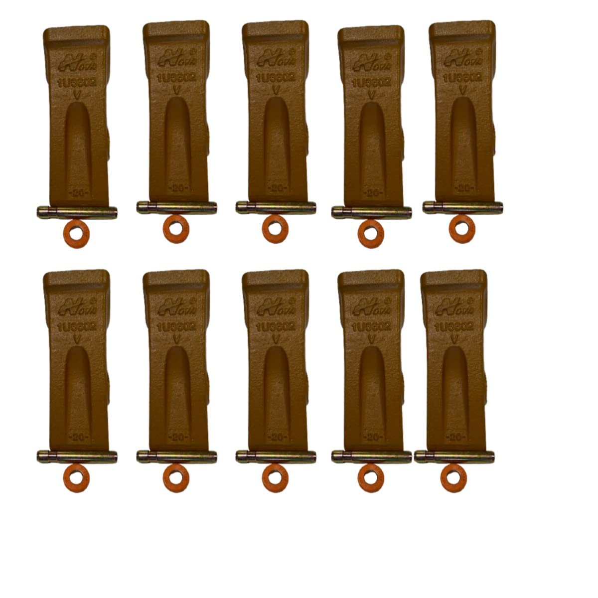 ミルク MS2 Amazon.com: 10 Pk 1U3302 1U-3302 j300 Bucket Tooth Teeth