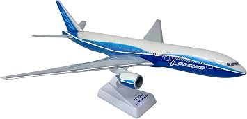 Boeing Demo 04-Cur 777-200 1200 Scale - Plastic Snap-Fit Model Airplane - Collectible Replica of Boeing Aircraft Part #ABO-77720H-029
