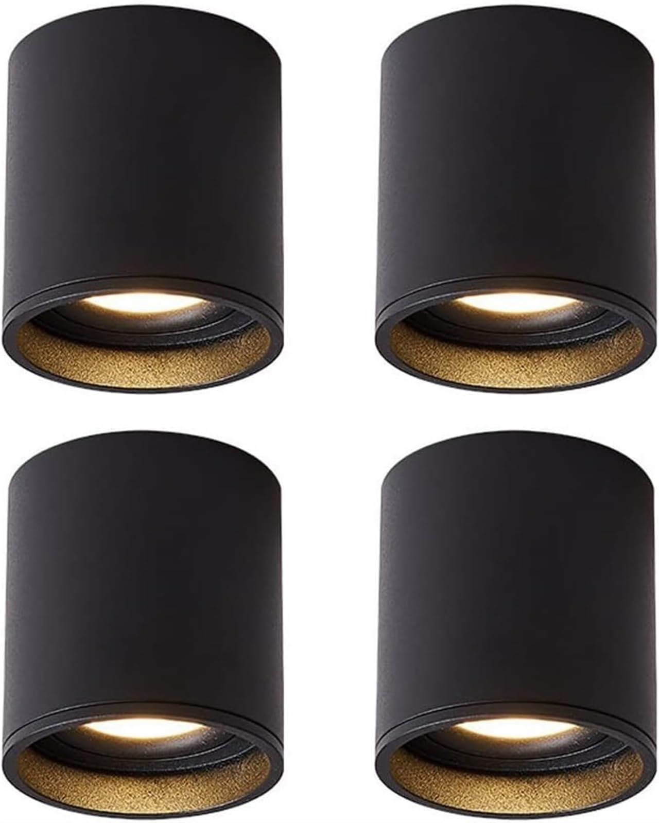 Surface Mounted Spotlight LED Ceiling Downlight Accent Spot Lamp, Cylindrical Aluminum Ceiling Mount Light Fixtures