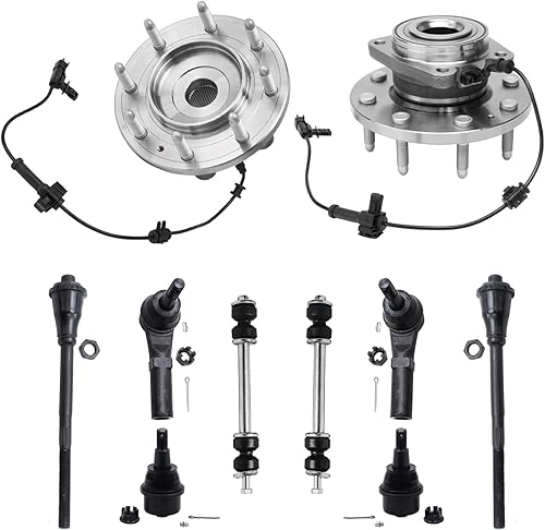 Miniatura 235 de Detroit Axle - Kit de cubos de rodamiento de rueda delantera de 6 piezas para Dodge Dart 2013-2016, Chrysler 200 2015-2017, 2 cojinetes de rueda