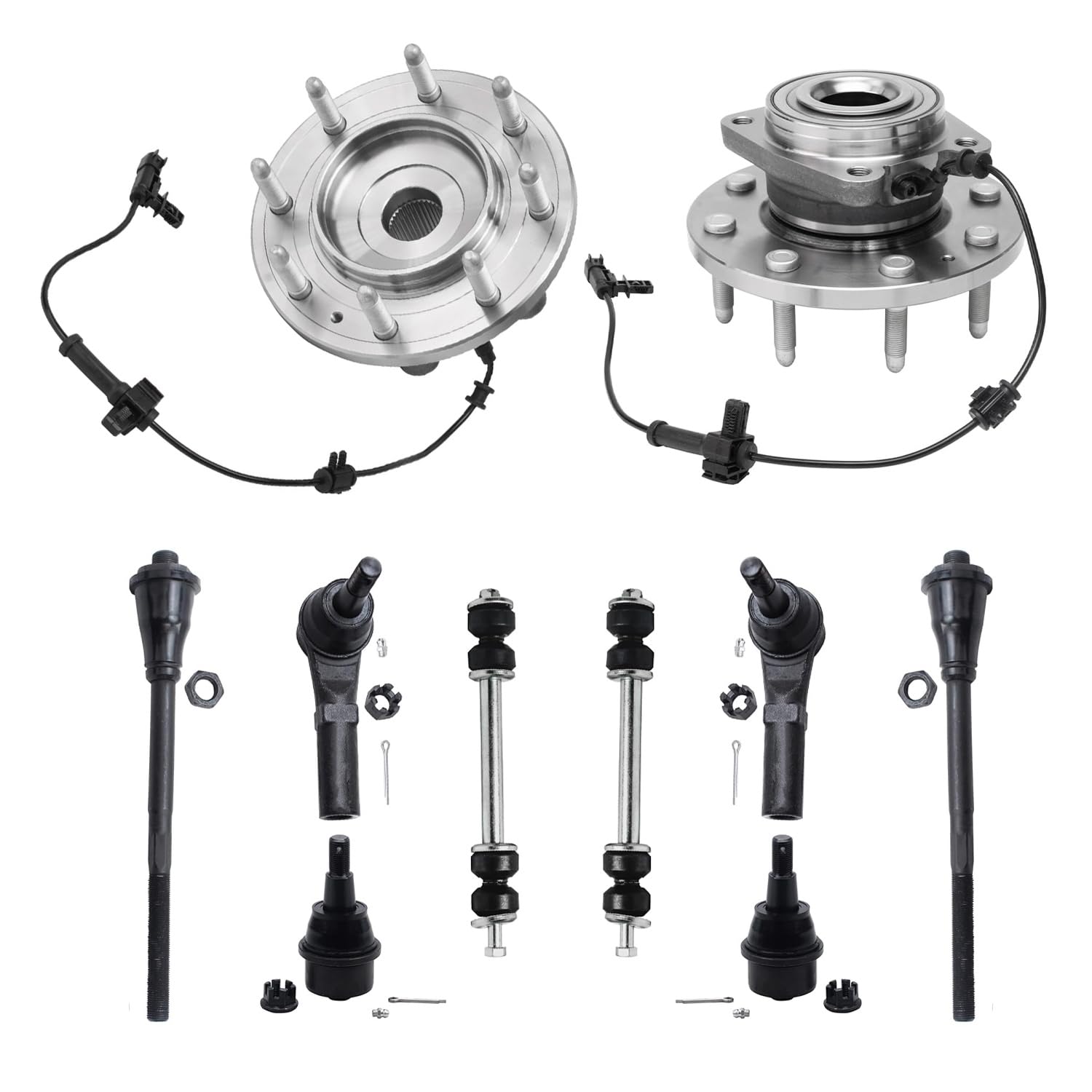 Detroit Axle - 4WD Front End Kit for 2011-2019 Chevrolet Silverado 2500 HD