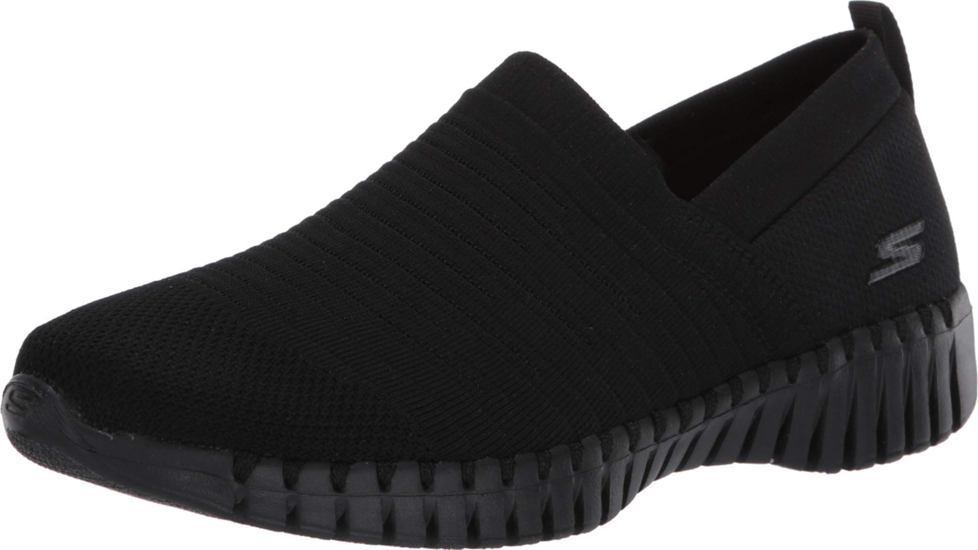 Skechers Go Walk Smart Wise para mujer, zapatillas negras de deporte en talla 35 2