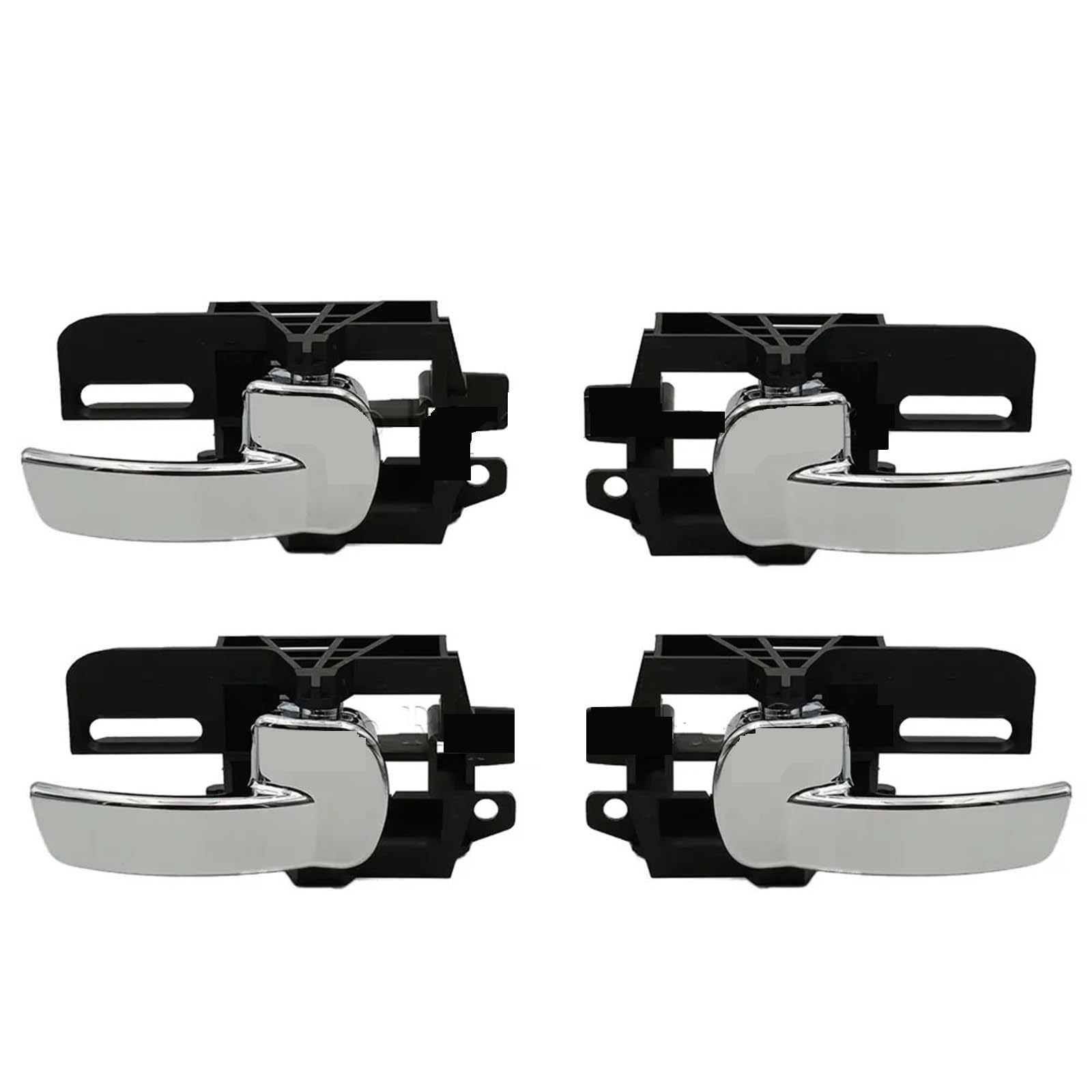 Cuuofireo 4 Pcs Car Interior Door Handle For Nissan For Qashqai 2007-2013 80670-Jd00e 80670Jd00e 80671-Jd00e Left Right Car Interior Door Handle(4 Pcs)