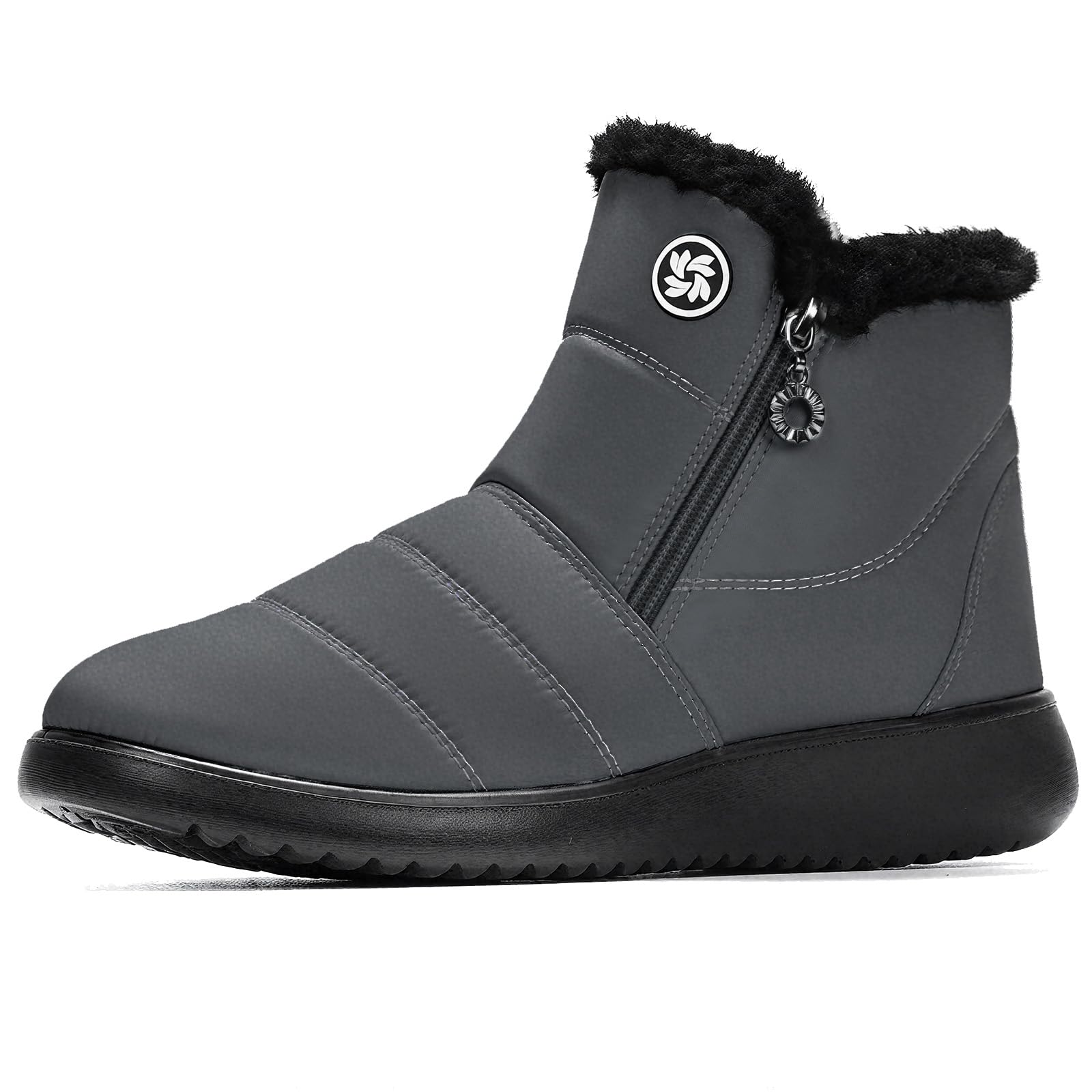 Winter Boots for Women Snow Boots for Women Waterproof Womens Ankle Booties with Comfortable Warm Fur Lined Outdoor