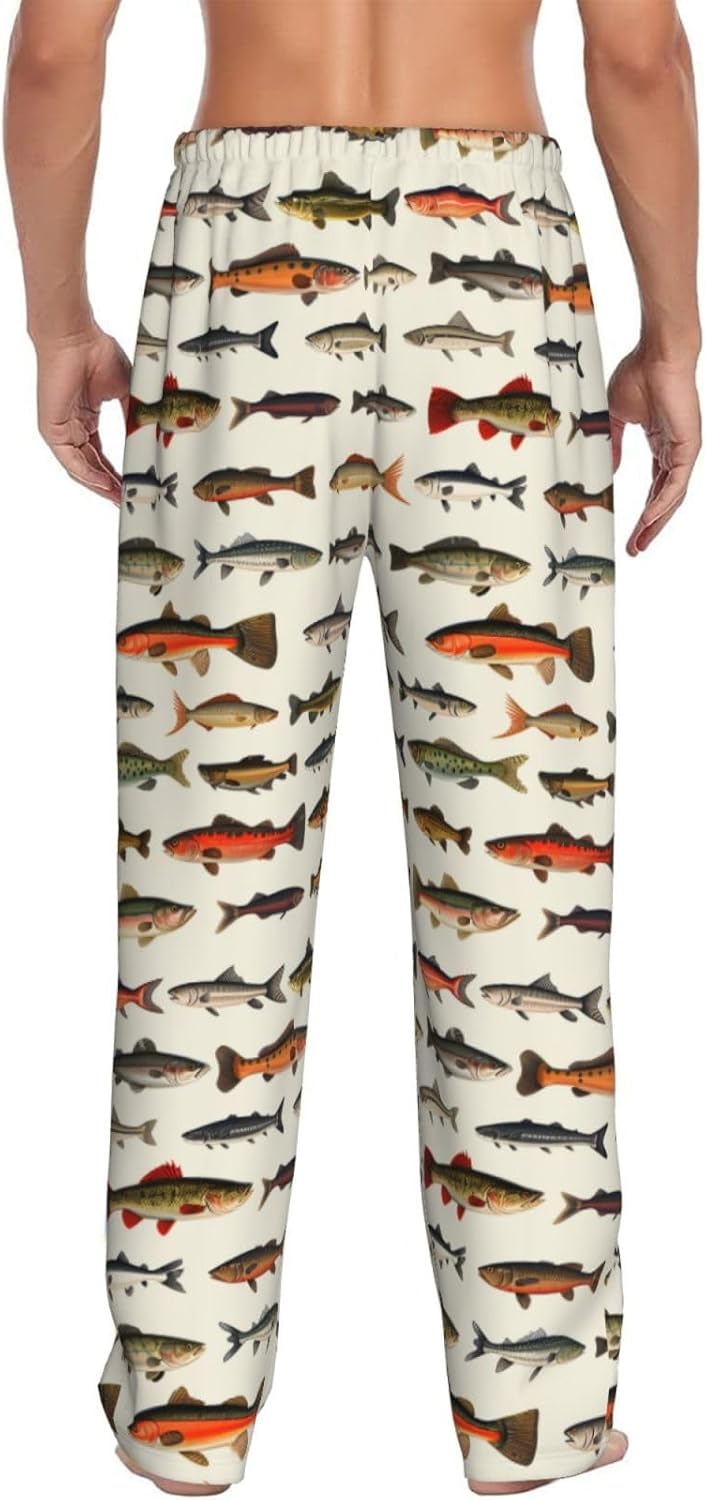 Mens Pajama Pants Sleep Lounge Bottoms Soft Comfy Pj Pant Sleepwear with Pockets - Image 6