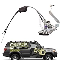 Vista 8 de Ensamblaje del pestillo de la cerradura de la puerta delantera izquierda compatible con Toyota Sequoia 2001-07 Tundra 2003-06 Reemplazar el conjunto