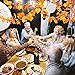 Severino Thanksgiving Decorations Lighted Fall Garland, Thankgiving Decor for Indoor Outdoor Home, Christmas Decorations Party Thanksgiving Gift Waterproof Maple Leaf String Lights- 8.2 Feet 20 LED
