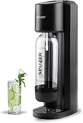 Máquina De Água Com Gás, Refrigerante Garrafa 1L, Compatível Todos Os Cilindros Co2 60L Rosca (Não Incluídos)