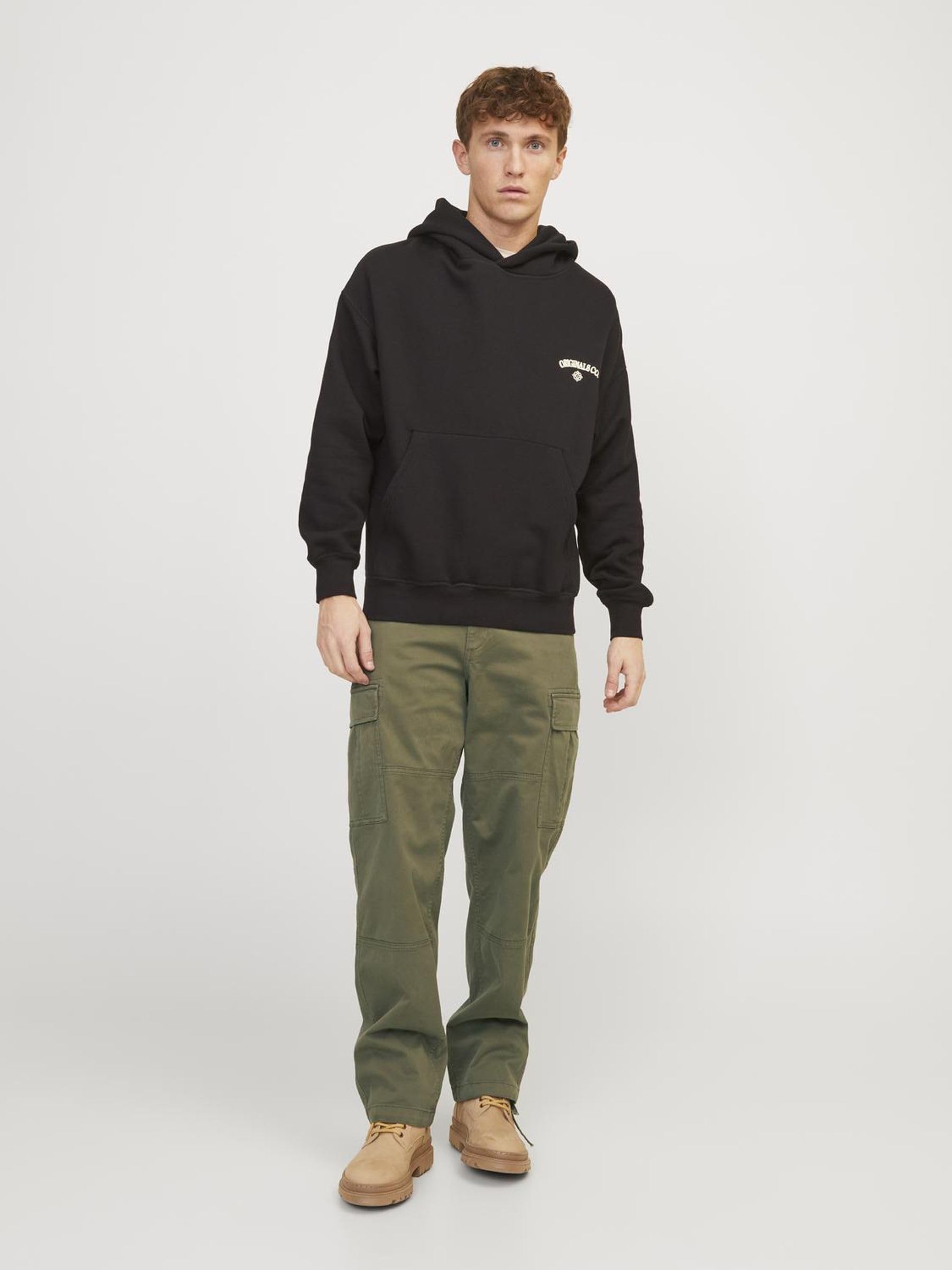 JACK & JONES Jpstkarl Jjharlow Cargo Noos - bojówki Mężczyźni