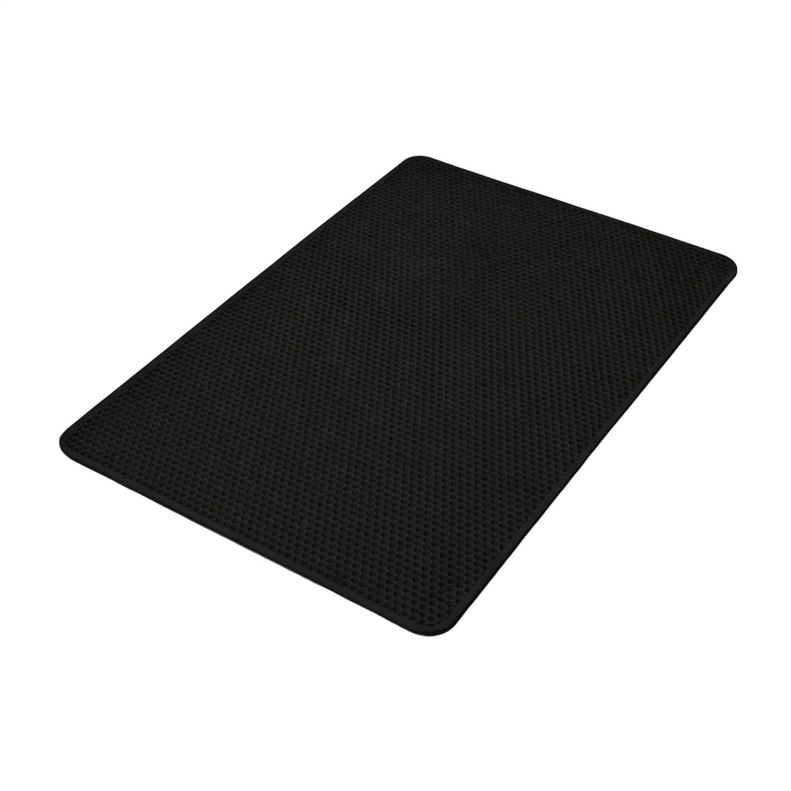 Tapis de litière pour chat – Grand tapis imperméable double couche pour bac à litière, nettoyage d'intérieur pour chat, anti-éclaboussures, protection du sol pour la maison et l'extérieur