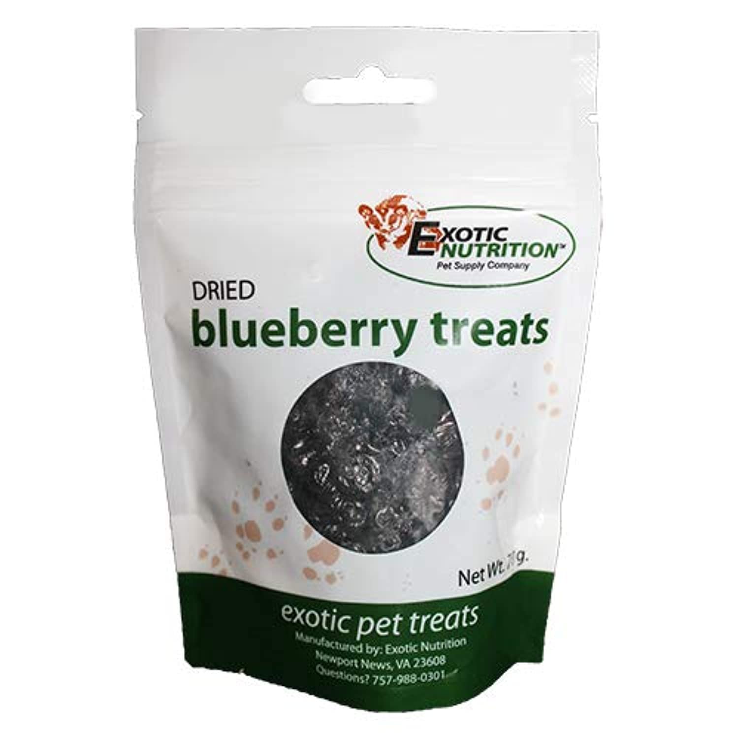 Exotic Nutrition Dried Blueberry Treats - 70g
