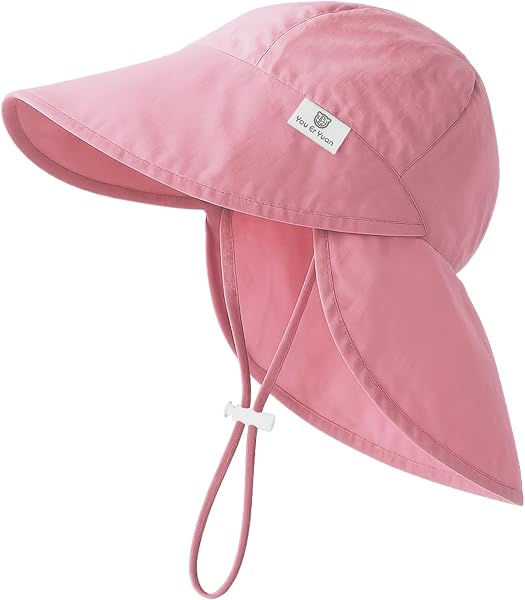 Gorro Filtro UV Bebe, Gorros Proteccion UV Bebe Algodón (Beige) - 1