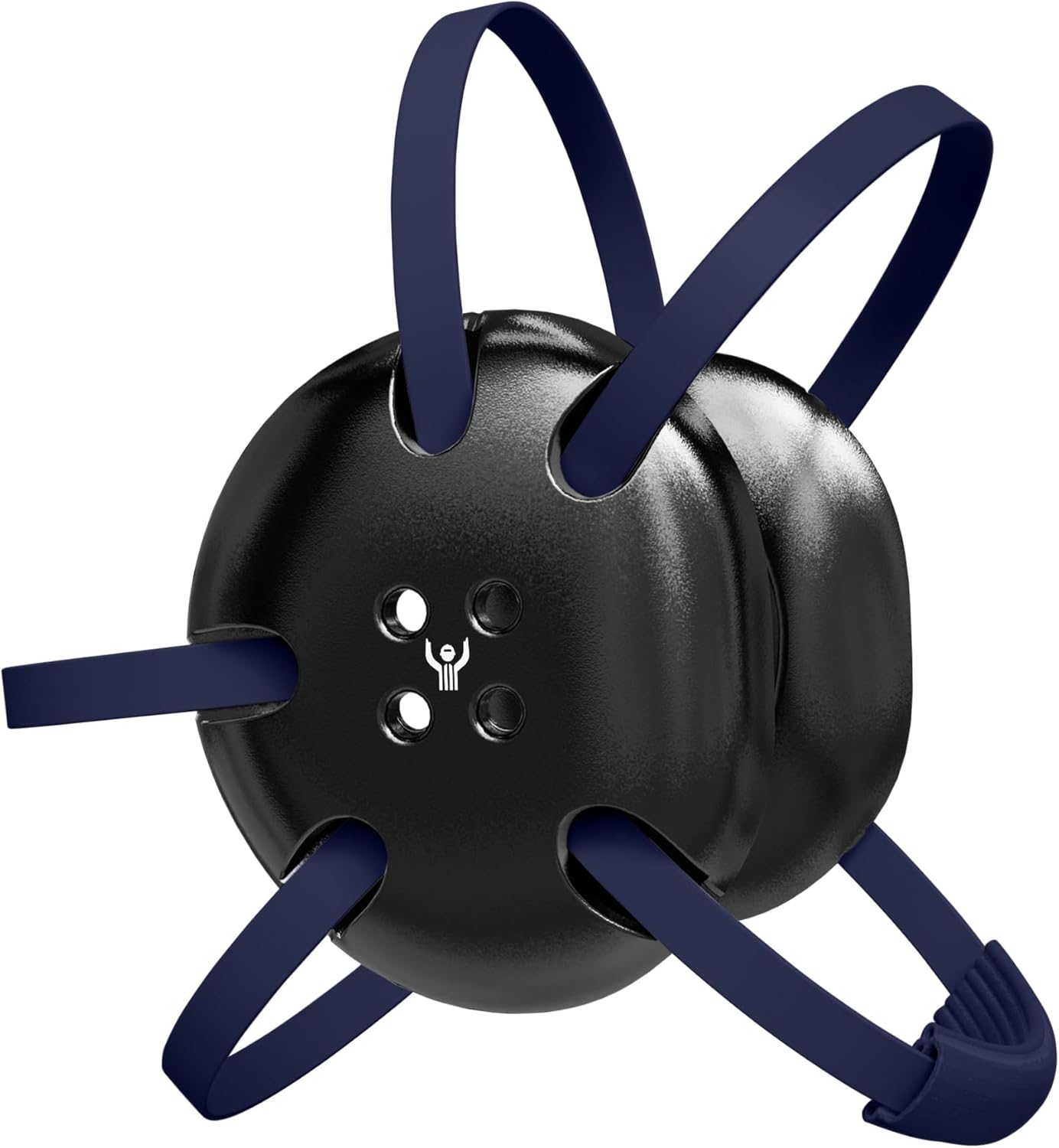 Great Call Athletics | Wrestling Classic Headgear | Earguard Adult Grappling Head Gear | Adjustable Ear Guards Navy Straps