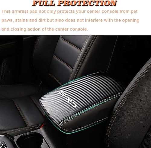 Miniatura 3 de BOYOUS Funda impermeable para reposabrazos de automóvil, resistente a los arañazos, protección completa, protector de reposabrazos de cuero para