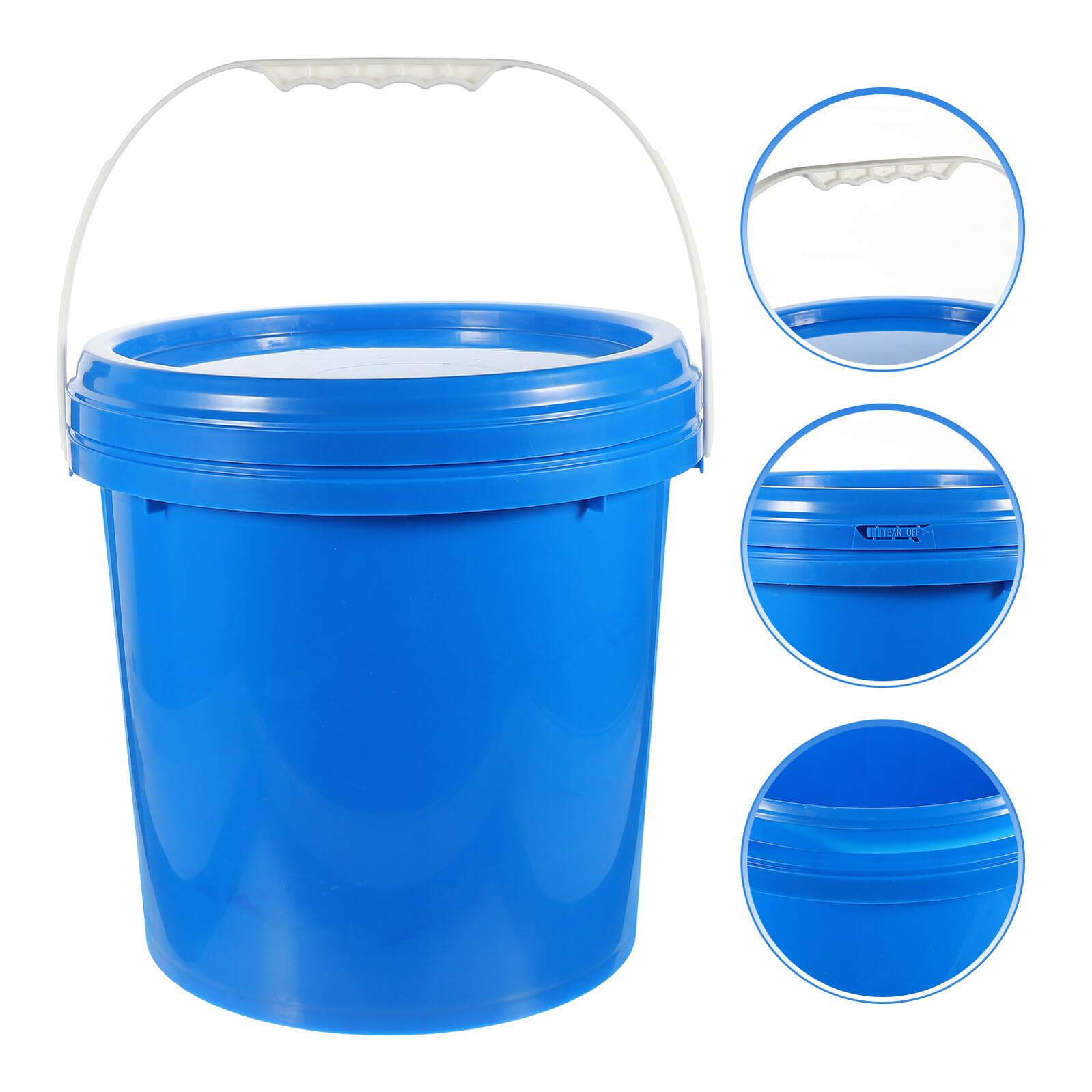 Seau pour Mélanger Couleurs Seau de Peinture avec Couvercle pour Pigments et Peinture