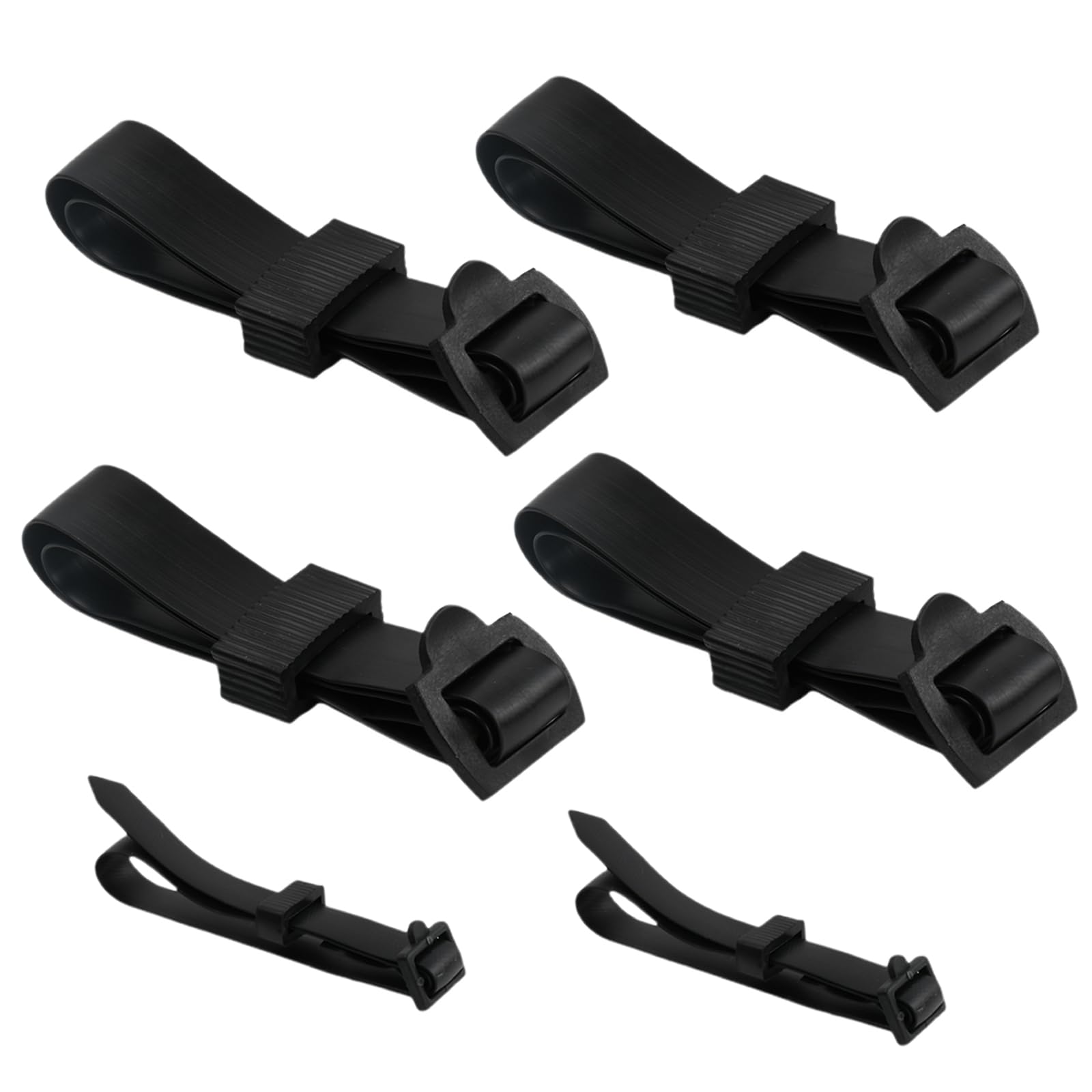 Muiltvoe 6 Pcs Heavy Duty Rubber Tree Ties & Plant Supports for Outdoor Plants - Adjustable Tree Straps for Staking, Flexible Garden Ties for Trees, Shrubs & Saplings