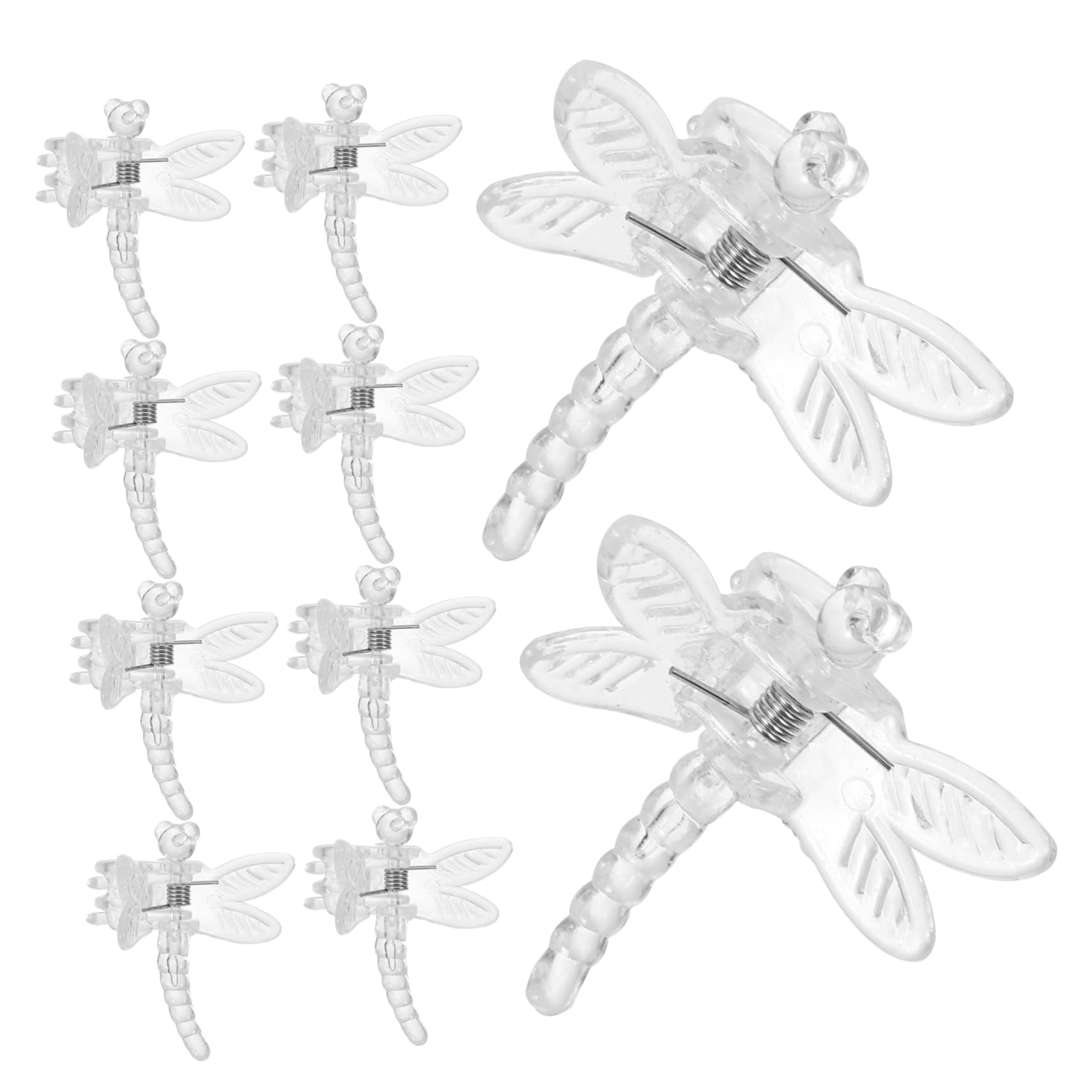 Toyvian 5 Sätze Transparente Orchideen Clips Für Pflanzenstütze Langlebige Klammern Für Ranken Und Gemüse Für Tomaten Und Bohnen Wetterbeständig Und Einfach Zu Handhaben 10 Stück * 5