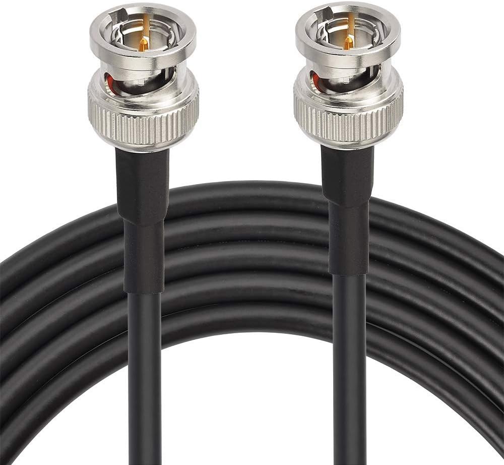 3G SDI HD-SDI Cable BNC Jumper Thin Short Belden 1855A - 2M/6ft - Supports HD-SDI/3G-SDI/4K/8K Video,Precision SDI Video Cable (1Pcs)