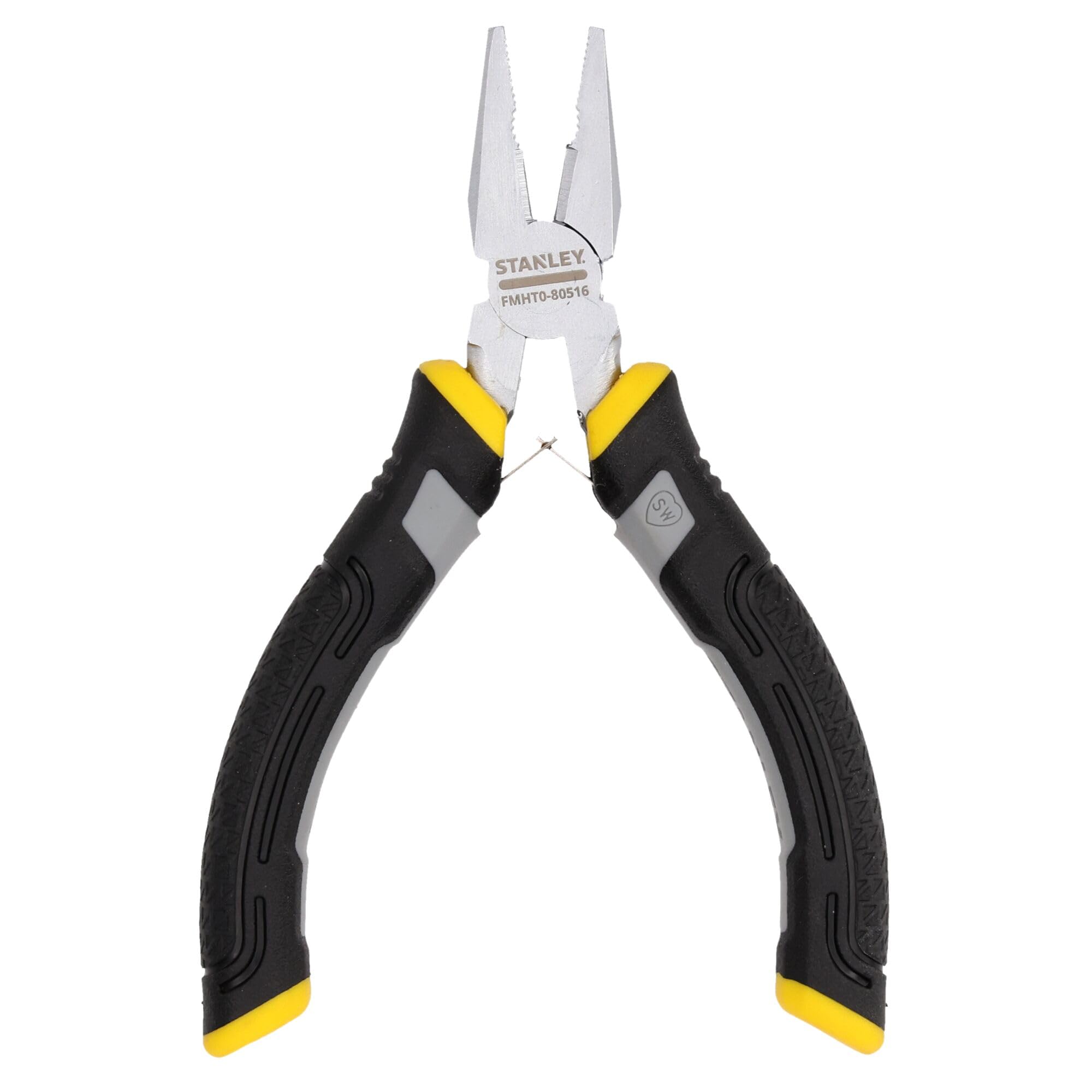 Stanley FMHT0-80516 Mini Pince Universelle Gamme Fatmax - Design Compact - Ressort De Rappel - Coupe Et Serre - Poignée Bi Matière - Acier Trempé