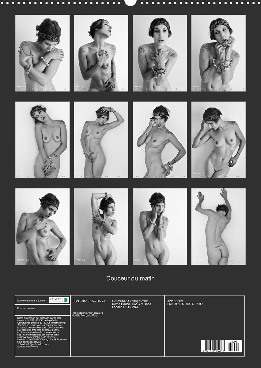 Douceur du matin (Premium, hochwertiger DIN A2 Wandkalender 2022, Kunstdruck in Hochglanz): Divers styles et recherches sur le nu (Calendrier mensuel, 14 Pages )
